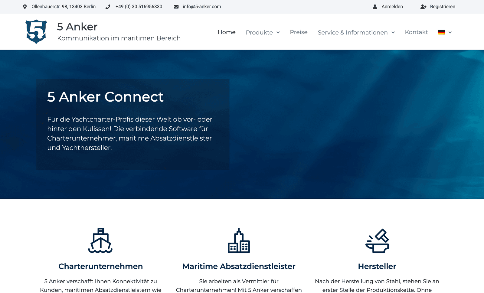 5 Anker Connect auf Desktop