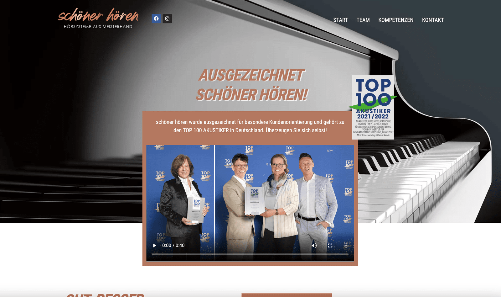 Schöner Hören auf Desktop